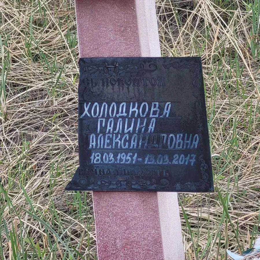 Холодкова Галина Александровна