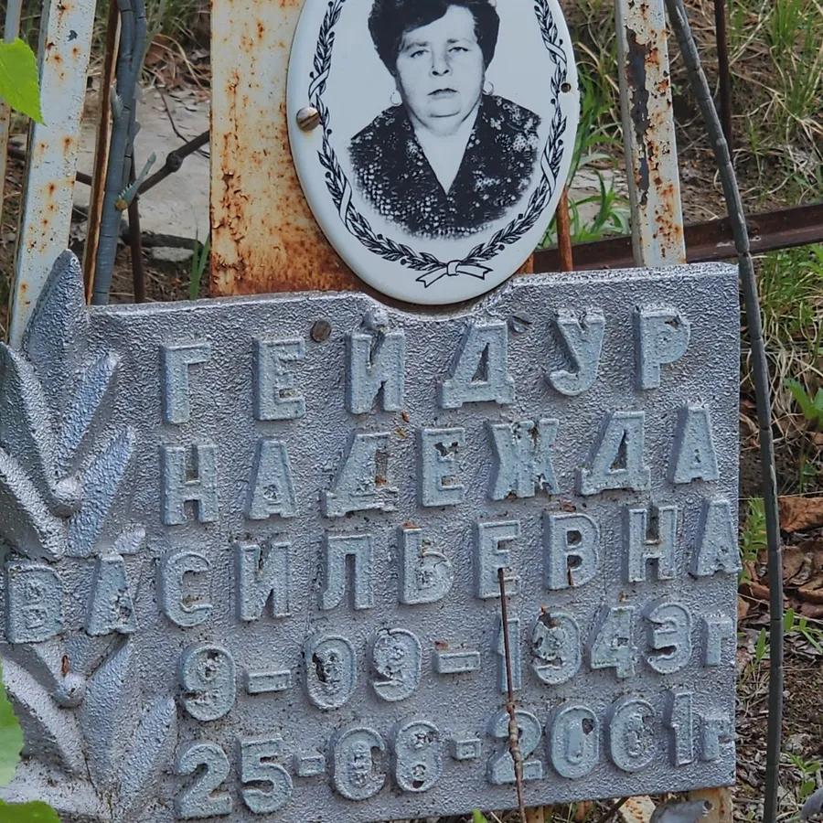 Гейдур Надежда Васильевна