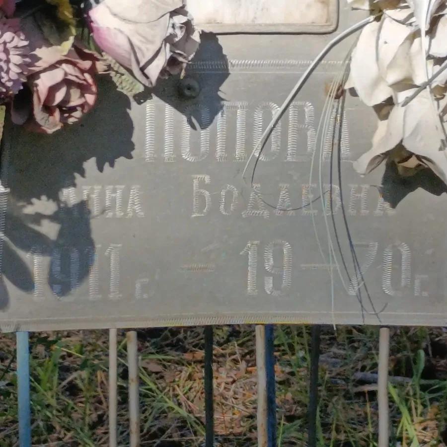 Попова Анна Бодевна
