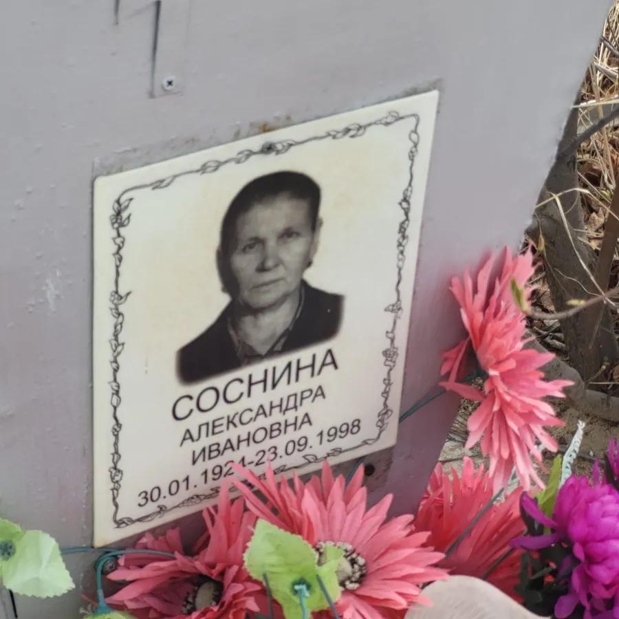 Соснина Александра Ивановна