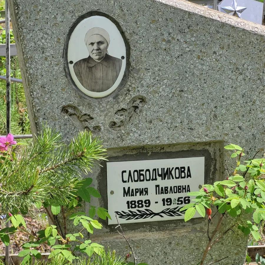Слободчикова Мария Павловна
