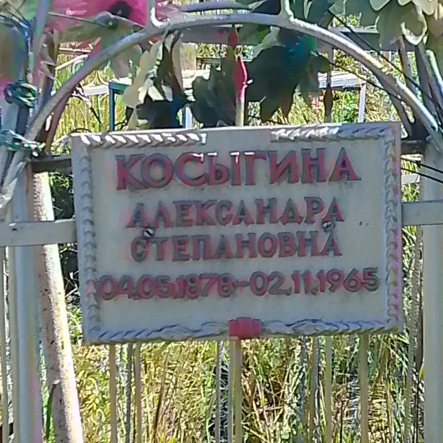 Косыгина Александра Степановна