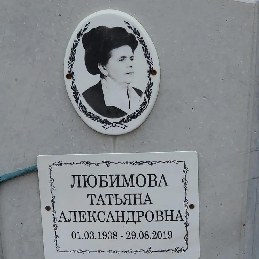 Любимова Татьяна Александровна