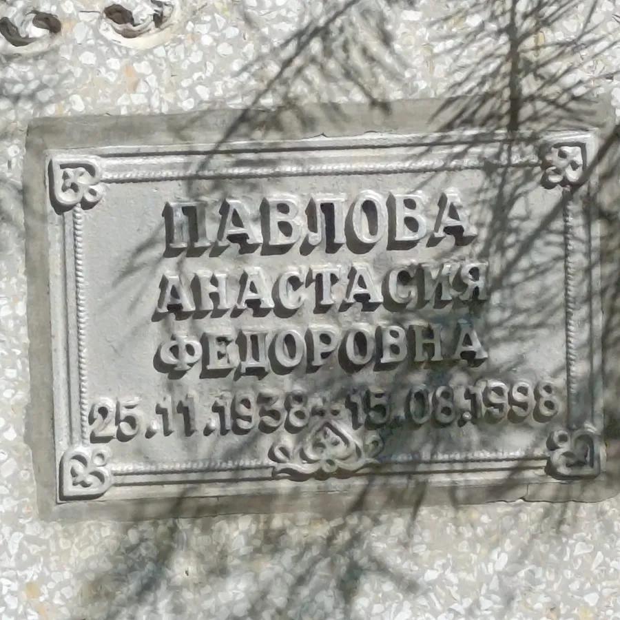 Павлова Анастасия Федоровна