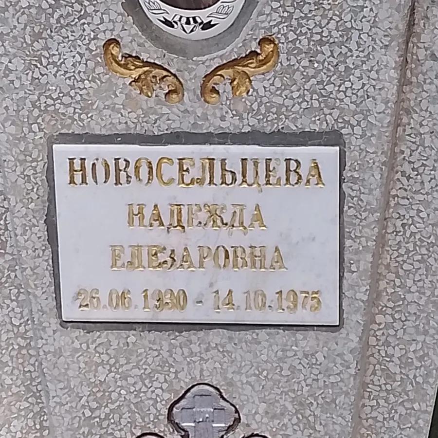 Новосельцева Надежда Елезаровна