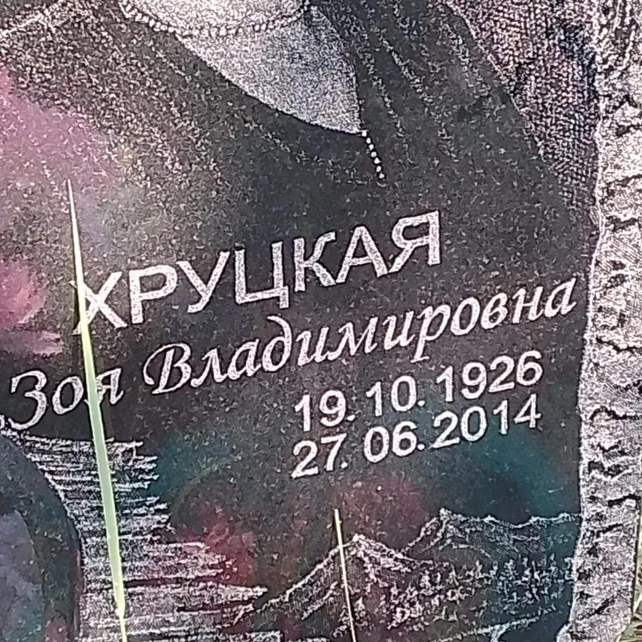 Хруцкая Зоя Владимировна