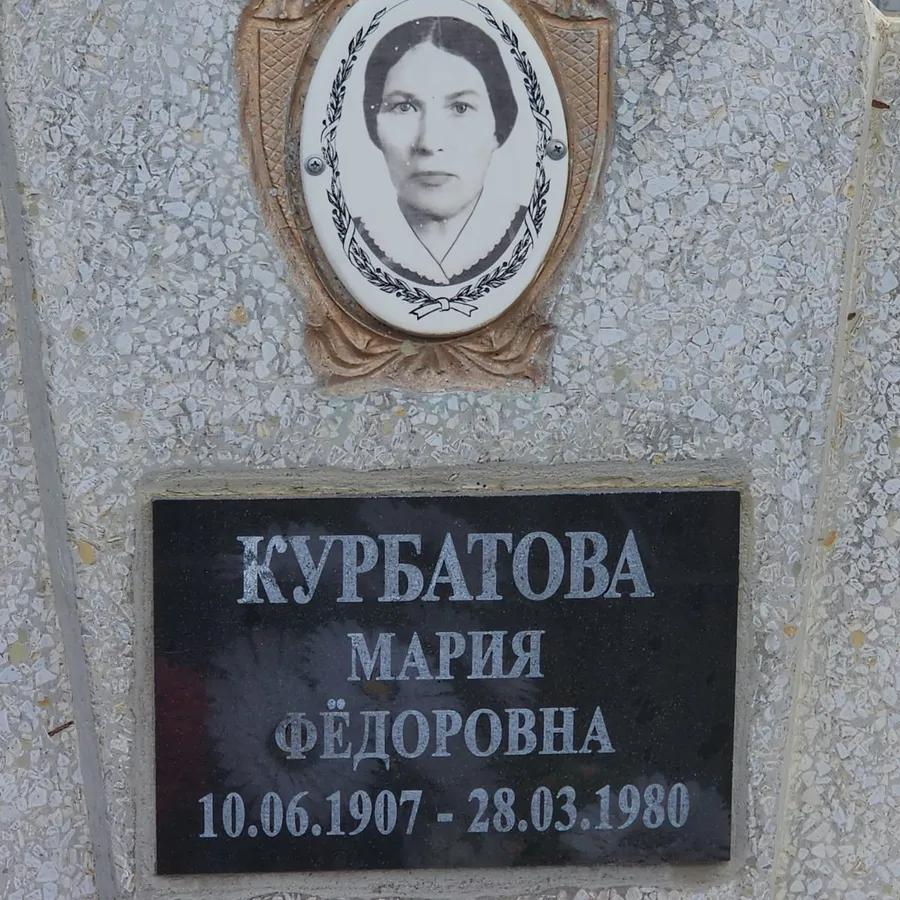 Курбатова Мария Фёдоровна