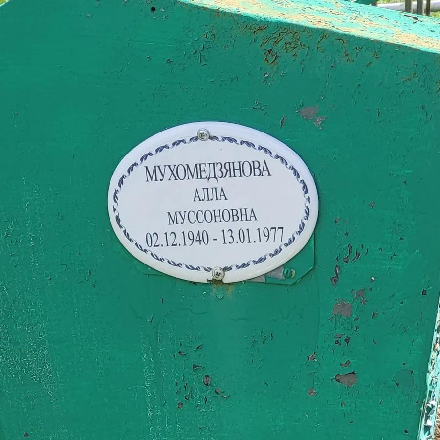 Мухомедзянова Алла Муссоновна