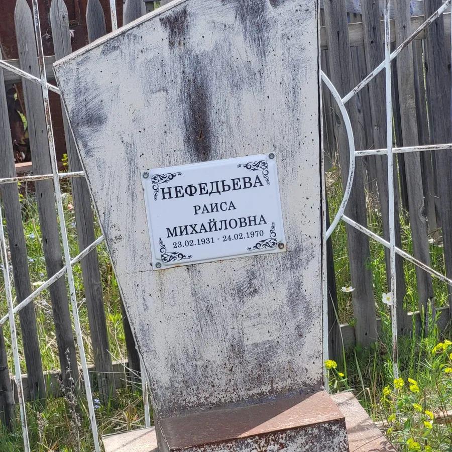 Нефедьева Раиса Михайловна