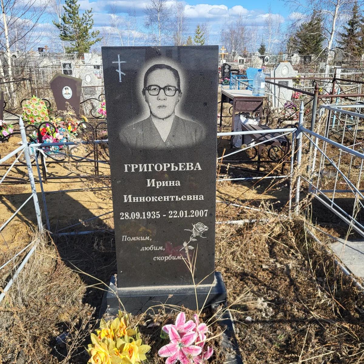 Григорьева Ирина Иннокентьевна