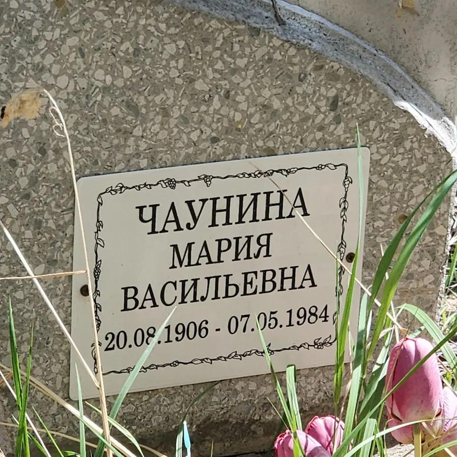 Чаунина Мария Васильевна