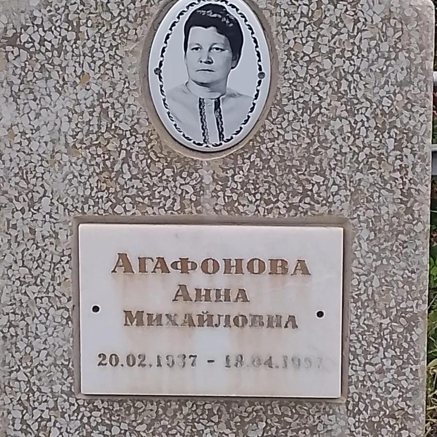 Агафонова Анна Михайловна