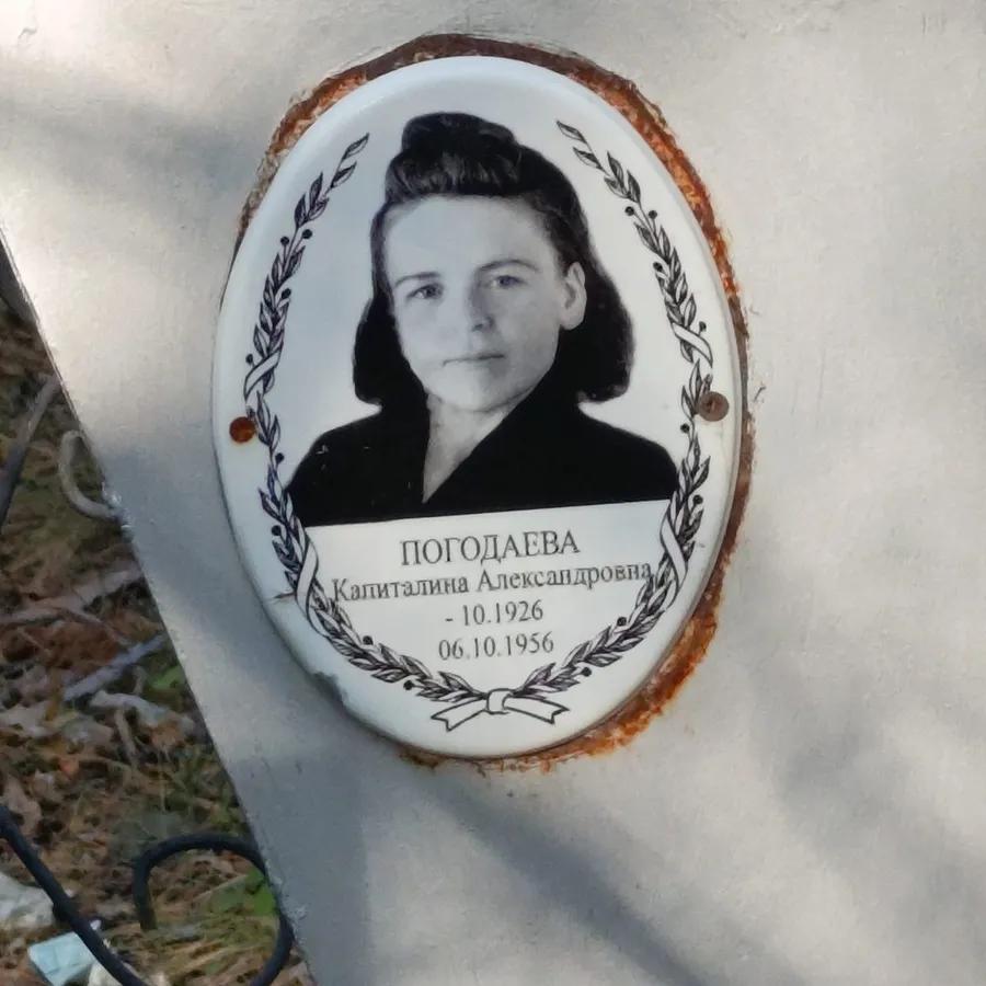Погодаева Капиталина Александровна