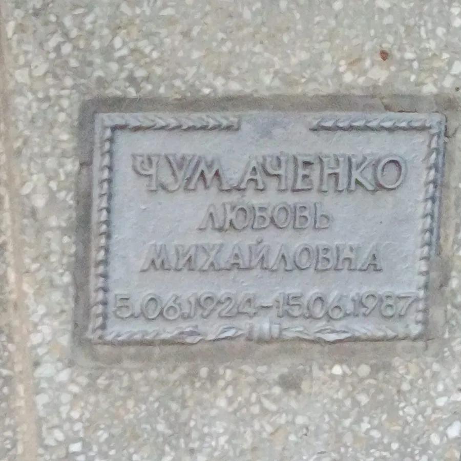 Чумаченко Любовь Михайловна