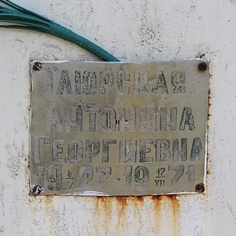 Таюрская Антонина Георгиевна