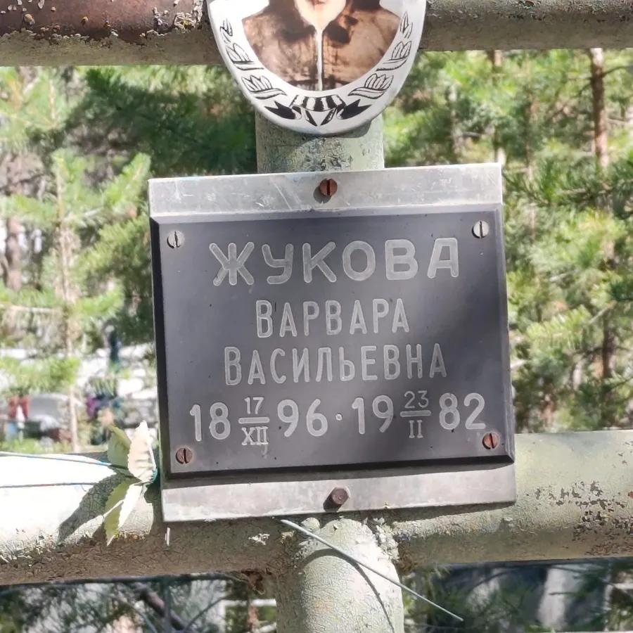 Жукова Варвара Васильевна