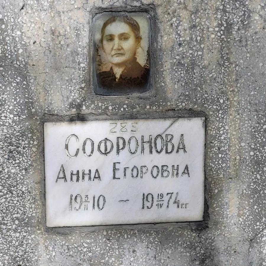 Софронова Анна Егоровна