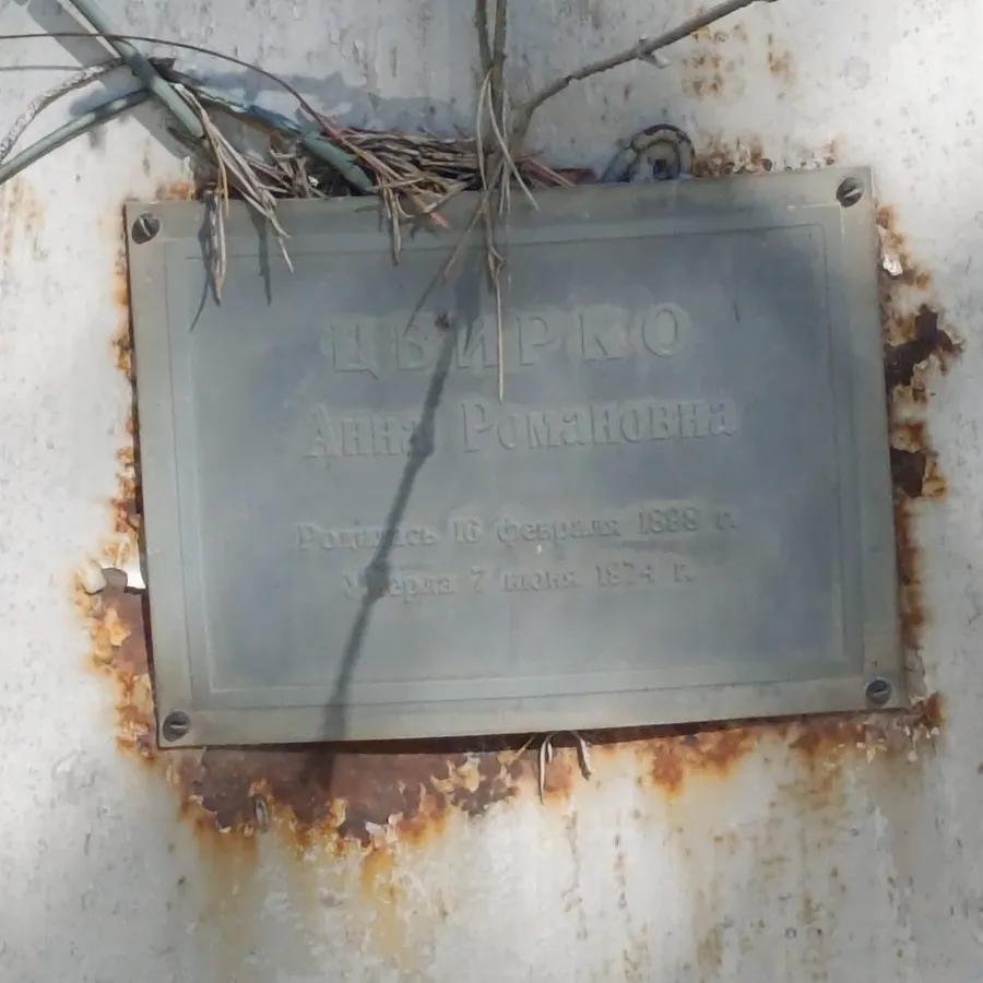 Цвирко Анна Романовна