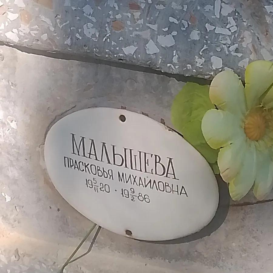 Малышева Прасковья Михайловна