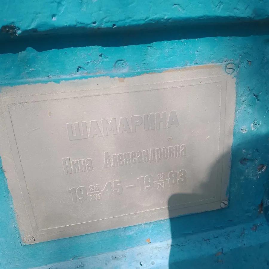 Шамарина Нина Александровна