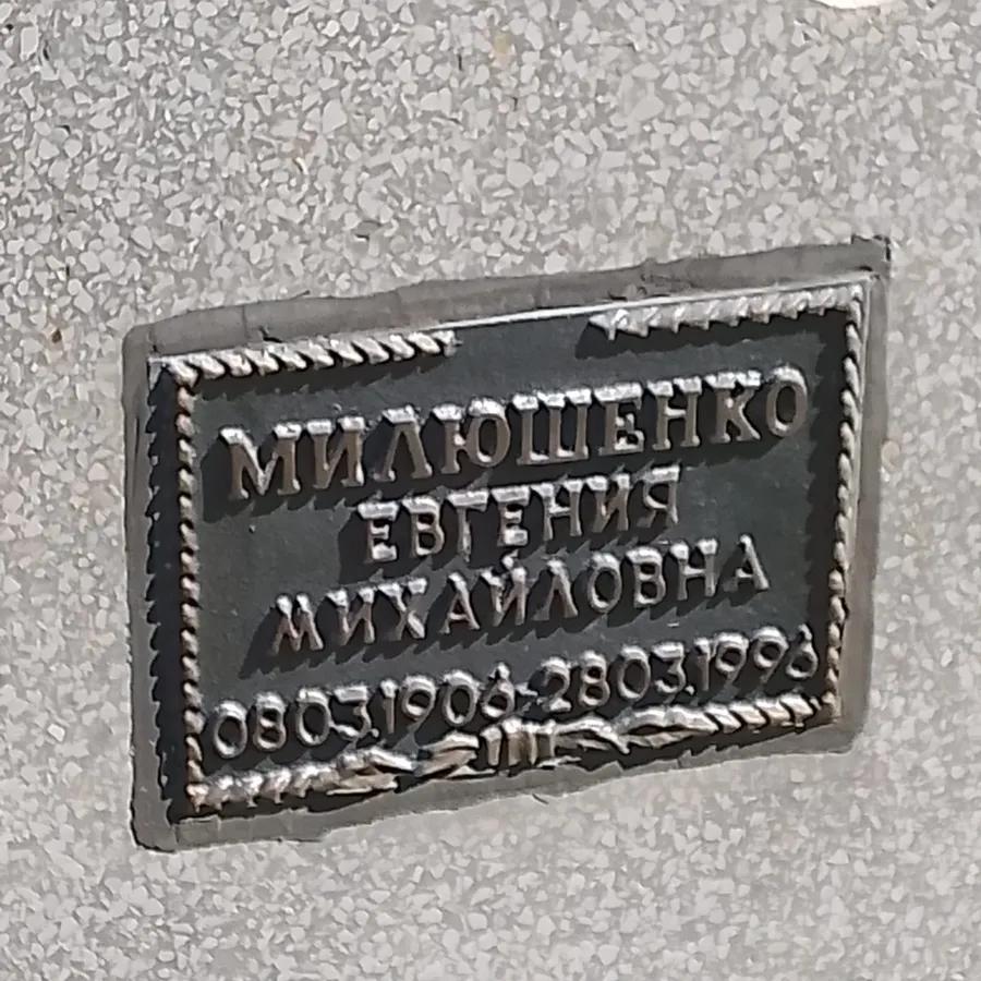 Милюшенко Евгения Михайловна