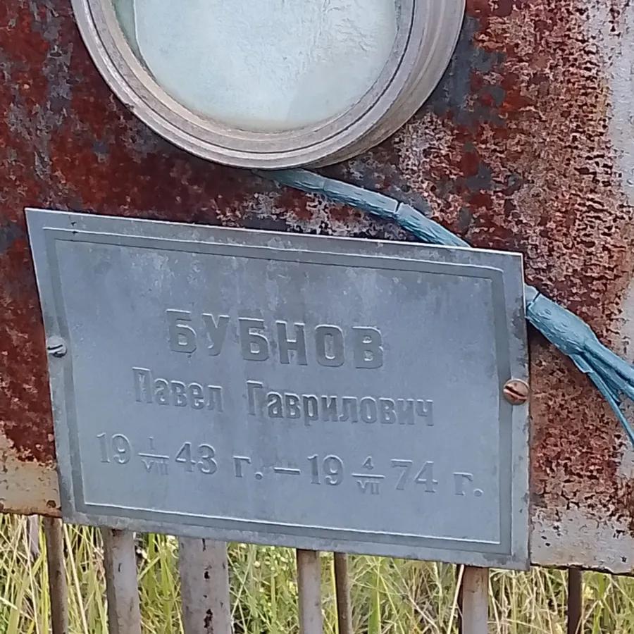 Бубнов Павел Гаврилович