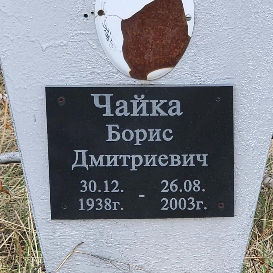 Чайка Борис Дмитриевич