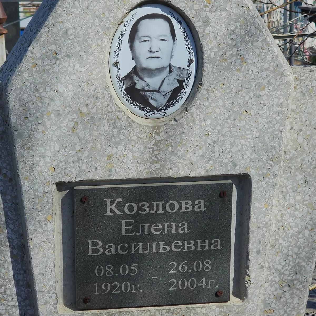 Козлова Елена Васильевна