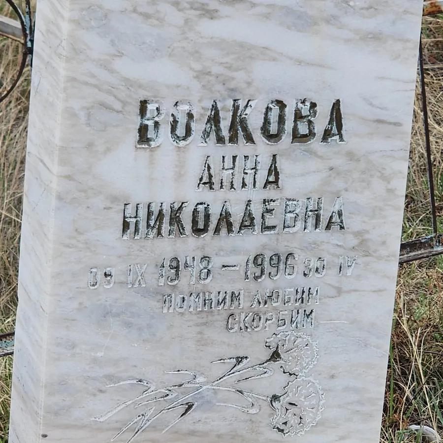 Волкова Анна Николаевна