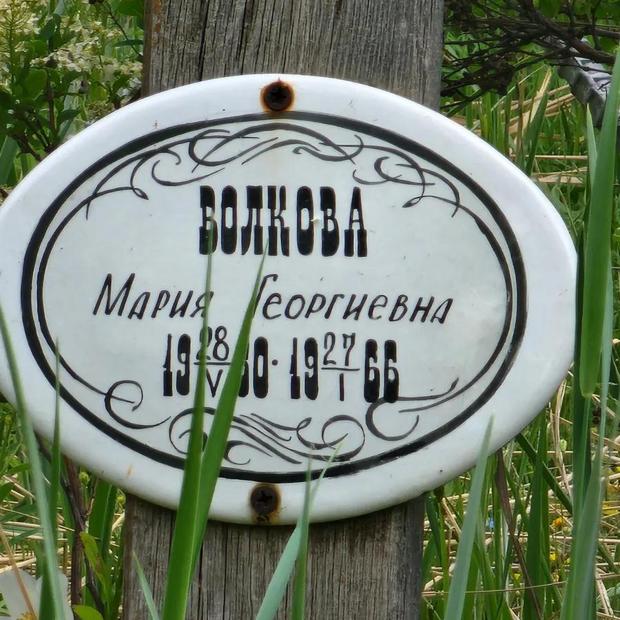 Волкова Мария Георгиевна