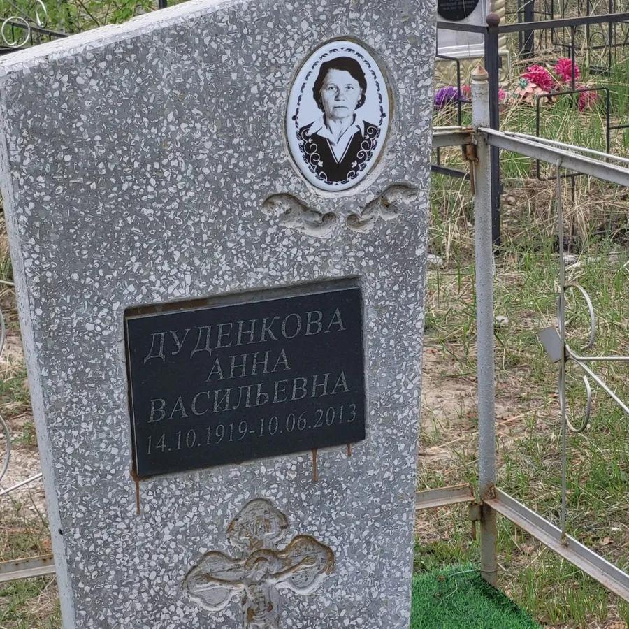 Дуденкова Анна Васильевна