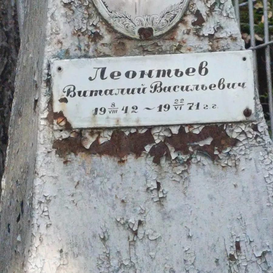 Леонтьев Виталий Васильевич