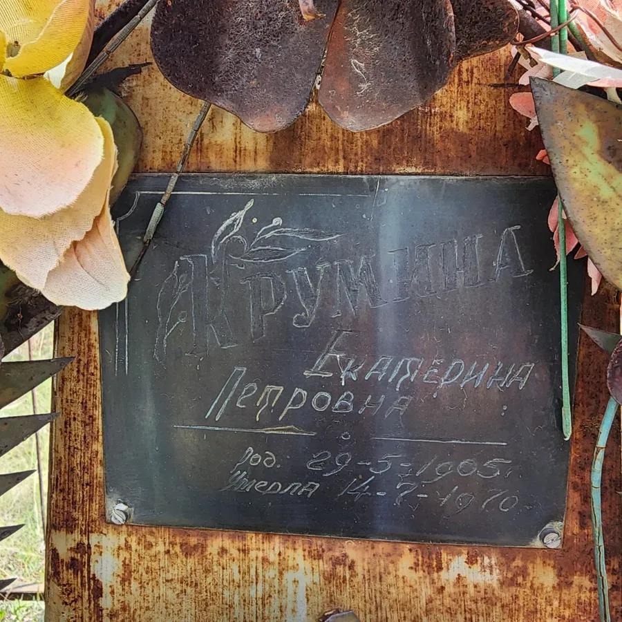 Крумина Екатерина Петровна