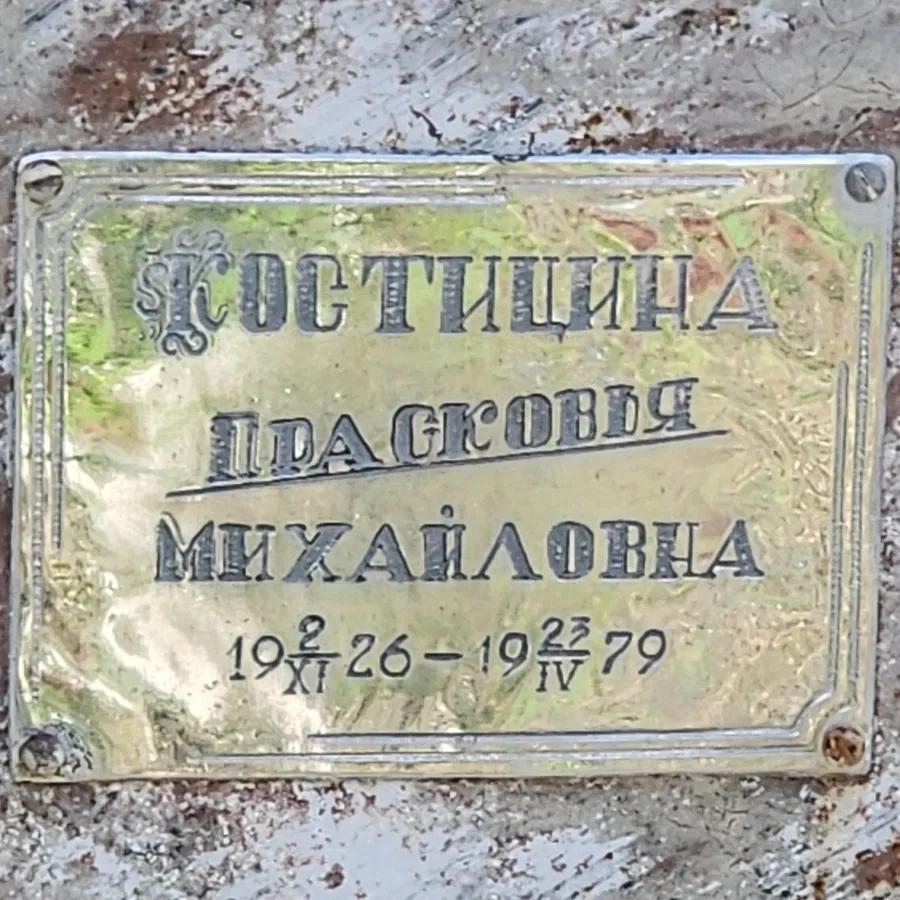 Костицина Прасковья Михайловна